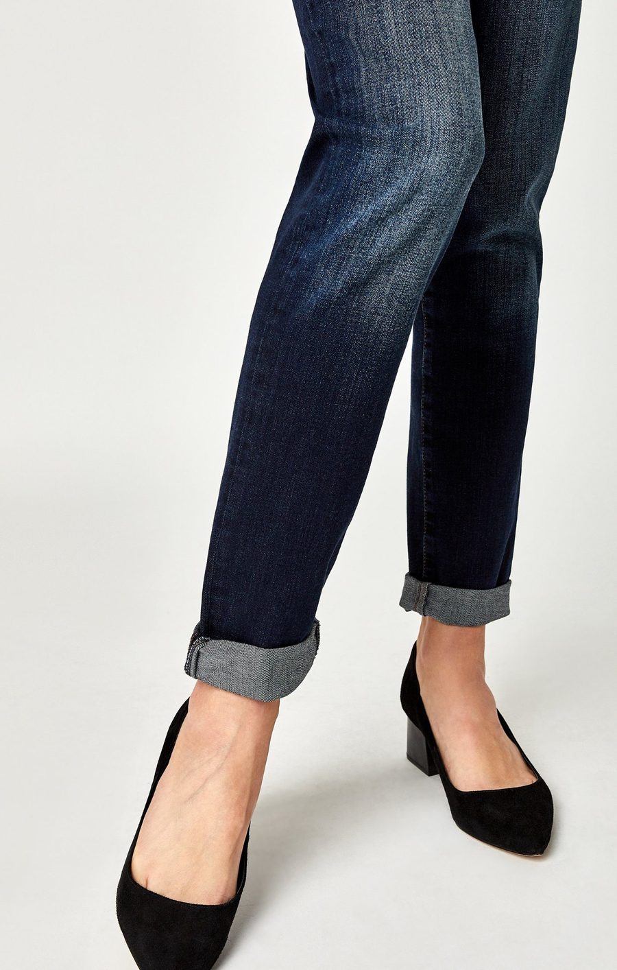 ADA Boyfriend باللون النيلي المصقول Tribeca B2B Test